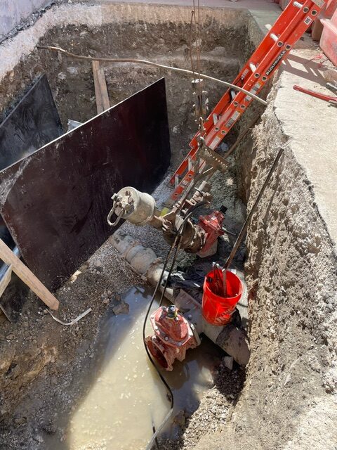 Wet tap job site - pipeline services in south florida